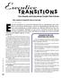 Executive transition is a powerful milestone for an organization and a predictor