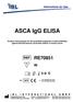 ASCA IgG ELISA. Enzyme immunoassay for the quantitative detection of IgG antibodies against Saccharomyces cerevisiae (ASCA) in human serum