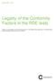 Legality of the Conformity Factors in the RDE tests