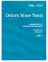 Ohio s State Tests ANSWER KEY & SCORING GUIDELINES AMERICAN HISTORY PART 1