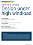 Design under high windload