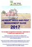 HERBERT WEED AND PEST MANAGEMENT GUIDE