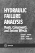 Hydraulic Failure Analysis: Fluids, Components, and System Effects