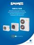 MIRAI SMI. Monobloc heat pump for Heating and Cooling Residential environments with plant management system integrated in the heat pump