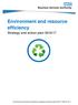 Environment and resource efficiency Strategy and action plan 2016/17