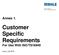 Annex 1. Customer Specific Requirements For Use With ISO/TS16949