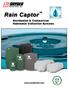 Rain Captor. Residential & Commercial Rainwater Collection Systems.