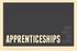 APPRENTICESHIPS EARN WHILE APPRENTICESHIPS YOU LEARN