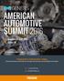 AMERICAN AUTOMOTIVE SUMMIT 2016