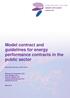 Model contract and guidelines for energy performance contracts in the public sector Executive Summary WG 2.5/5.5
