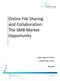 Online File Sharing and Collaboration: The SMB Market Opportunity