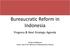 Bureaucratic Reform in Indonesia