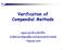 Verification of Compendial Methods