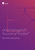 Global Management Accounting Principles