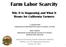 Farm Labor Scarcity. Why It Is Happening and What It Means for California Farmers