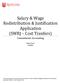 Salary & Wage Redistribution & Justification Application (SWRJ Cost Tranfers)