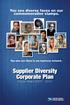 United States Postal Service Supplier Diversity Corporate Plan Fiscal Years