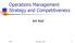 Operations Management Strategy and Competitiveness