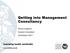 Getting into Management Consultancy