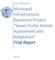 Town of Waterford. Municipal Infrastructure Resilience Project Sewer Pump Station Assessment and Adaptation Final Report