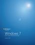 Windows 7. for Your Organization. October Page 1