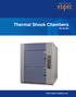 Thermal Shock Chambers Air-to-Air
