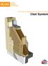 Technical Manual, Timber Frame. Clad System