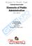 Elements of Public Administration
