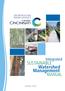 Integrated. SUSTAINABLE Watershed Management MANUAL