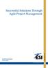 Successful Solutions Through Agile Project Management