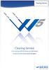 Clearing Service. Clearing Service. Outsourcing with W5 Means an Optimized Integration With Maximized Flexibilityl