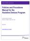 Policies and Procedures Manual for the Assistive Devices Program