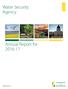 Water Security Agency. Annual Report for saskatchewan.ca