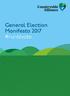 General Election Manifesto 2017 #ruralvote