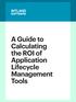 A Guide to Calculating the ROI of Application Lifecycle Management Tools