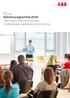 ABB LIMITED. Events programme 2018 Seminars, training courses, conferences, webinars and forums