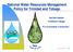 National Water Resources Management Policy for Trinidad and Tobago