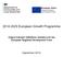 European Growth Programme. Output Indicator Definitions Guidance for the European Regional Development Fund