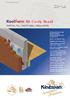 K8 Cavity Board. Insulation PARTIAL FILL CAVITY WALL INSULATION P E R F O R M A N C E BBA BRITISH