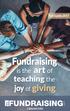 teaching the joy of giving
