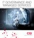 IT GOVERNANCE AND MANAGED SERVICES Creating a win-win relationship