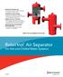 Rolairtrol Air Separator For Hot and Chilled Water Systems