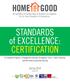 STANDARDS of EXCELLENCE: CERTIFICATION