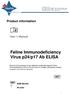Feline Immunodeficiency Virus p24/p17 Ab ELISA