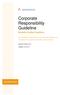 Corporate Responsibility Guideline