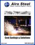 Alro Steel. Metals Industrial Supplies Plastics. Cost Savings & Solutions