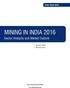 MINING IN INDIA 2016