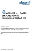 ab CA125 (MUC16) Human SimpleStep ELISA Kit