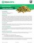 T-90 Hop Pellets PRODUCT DATA SHEET PACKAGED BY DESCRIPTION APPLICATION ADDITION PROCEDURE USE RATE CALCULATIONS
