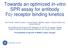Towards an optimized in-vitro SPR assay for antibody Fcg receptor binding kinetics